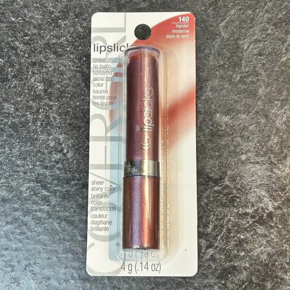 NEW Covergirl Lipslicks‎ Tinted Lip Balm No. 140 Hipster 4 grams Lipstick Tube